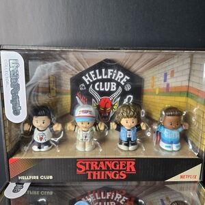 LITTLE PEOPLE Collector Set: STRANGER THINGS Hellfire Club Set of 4 Figures, NIB